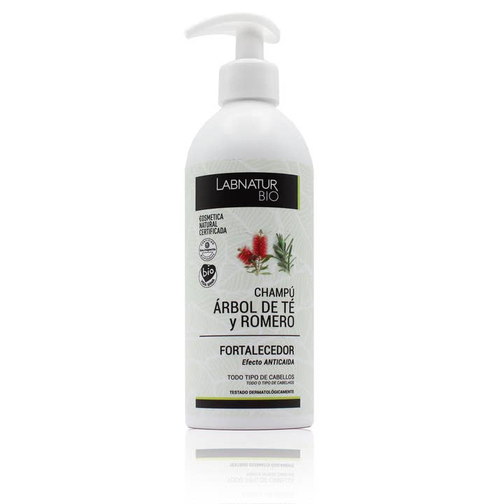 Laboratorio SYS - Wholesale Hair Shampoo - Tea Tree and Rosemary Strengthening Shampoo 450ml Labnatur Bio
