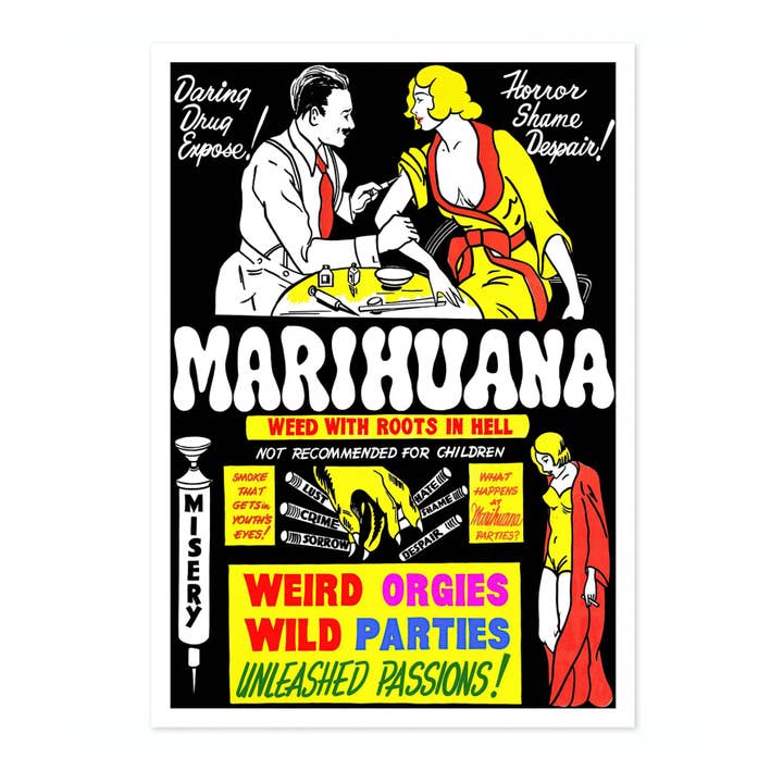 Animato - Wholesale Poster - Marihuana, Weed With Roots in Hell
