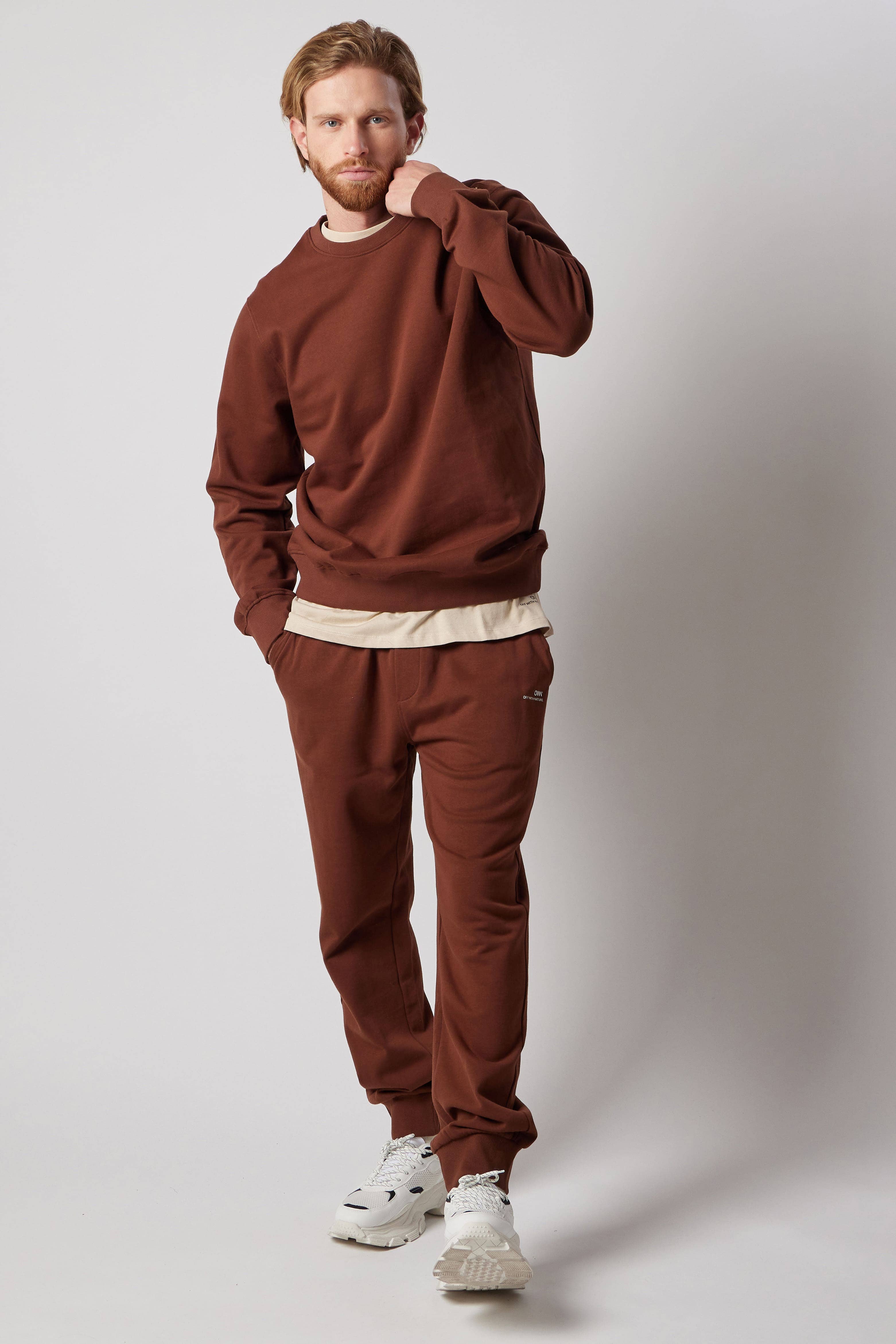 OWN OFF WITH NATURE - Wholesale Lounge Set - Men's - Crewneck Sweatshirt Set + Fleece Joggers4