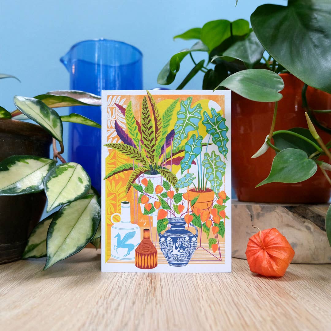 Printer Johnson Ltd – wholesale Everyday greeting card – Vessels | Everyday greetings card | House plants, tropical2