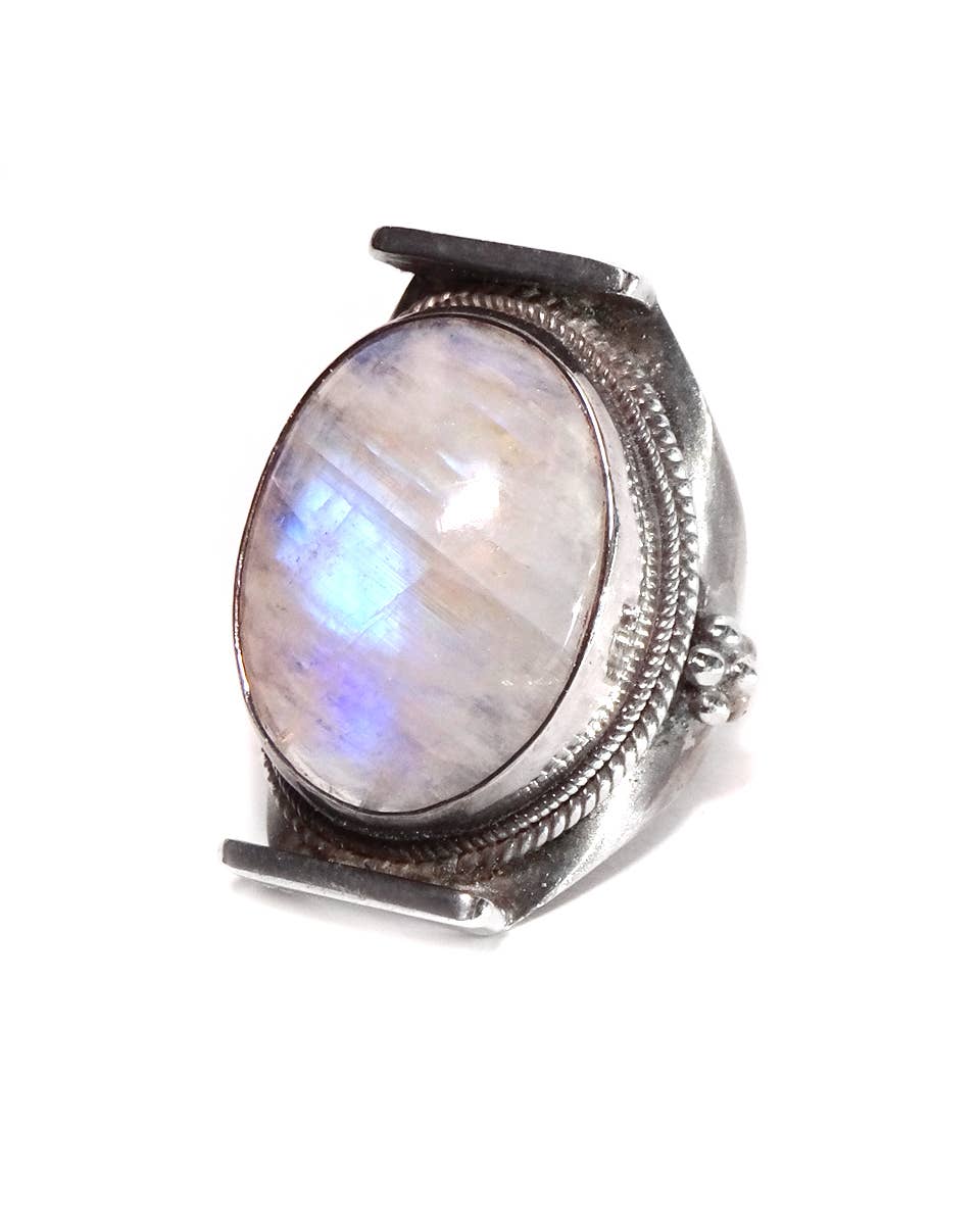 Zig Zag Asian Collection - Venta al por mayor Anillos grandes/de cóctel - Anillo con Piedra Grande4