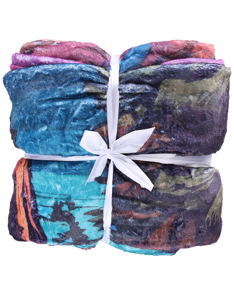 The Collection Royal / Royal Handicrafts - Venta al por mayor Mantas de sofá - Manta de franela de forro polar hippie bohemio6