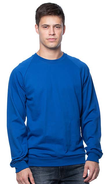 Royal Apparel - Wholesale Sweatshirt - Unisex - Unisex Organic Raglan Crew Neck Sweatshirt6