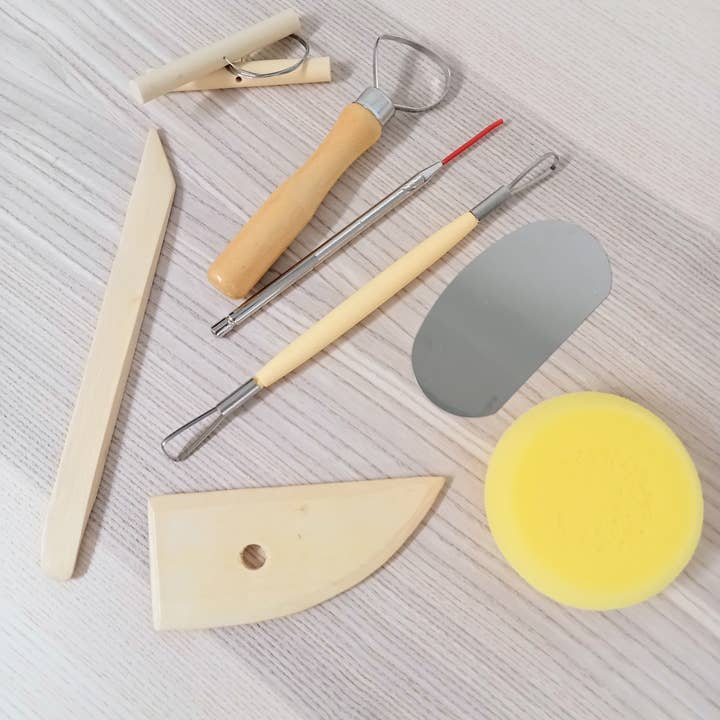 Faye Wellon Ceramics - Wholesale DIY Craft Kit - Pottery Tools (Set of 8)1