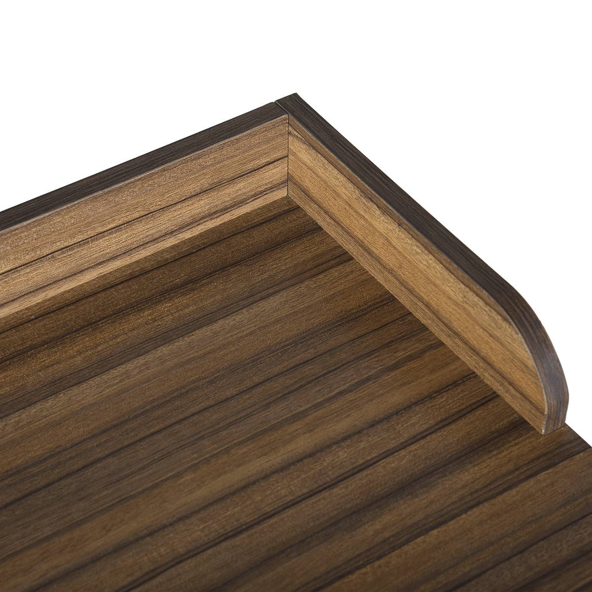 HOMYCASA DESIGN INC - Vente Assortiment pour bureau - Bureau d'ordinateur spacieux et élégant en chêne et métal noir 120 cm7