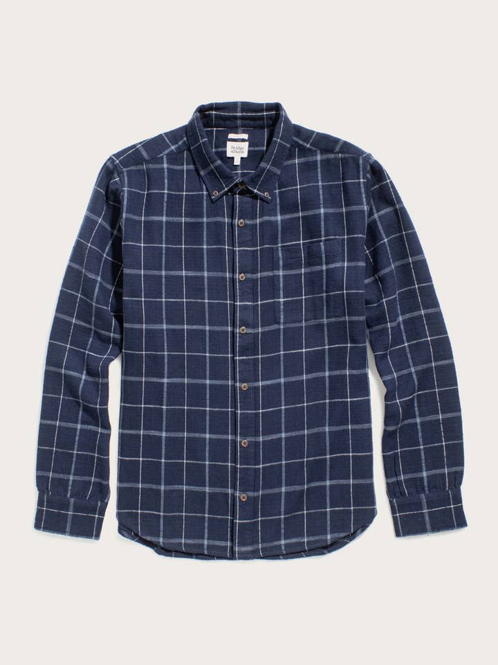 Chemise Sutton Slim / Carreaux Clair de Lune pour la vente par Bridge & Burn