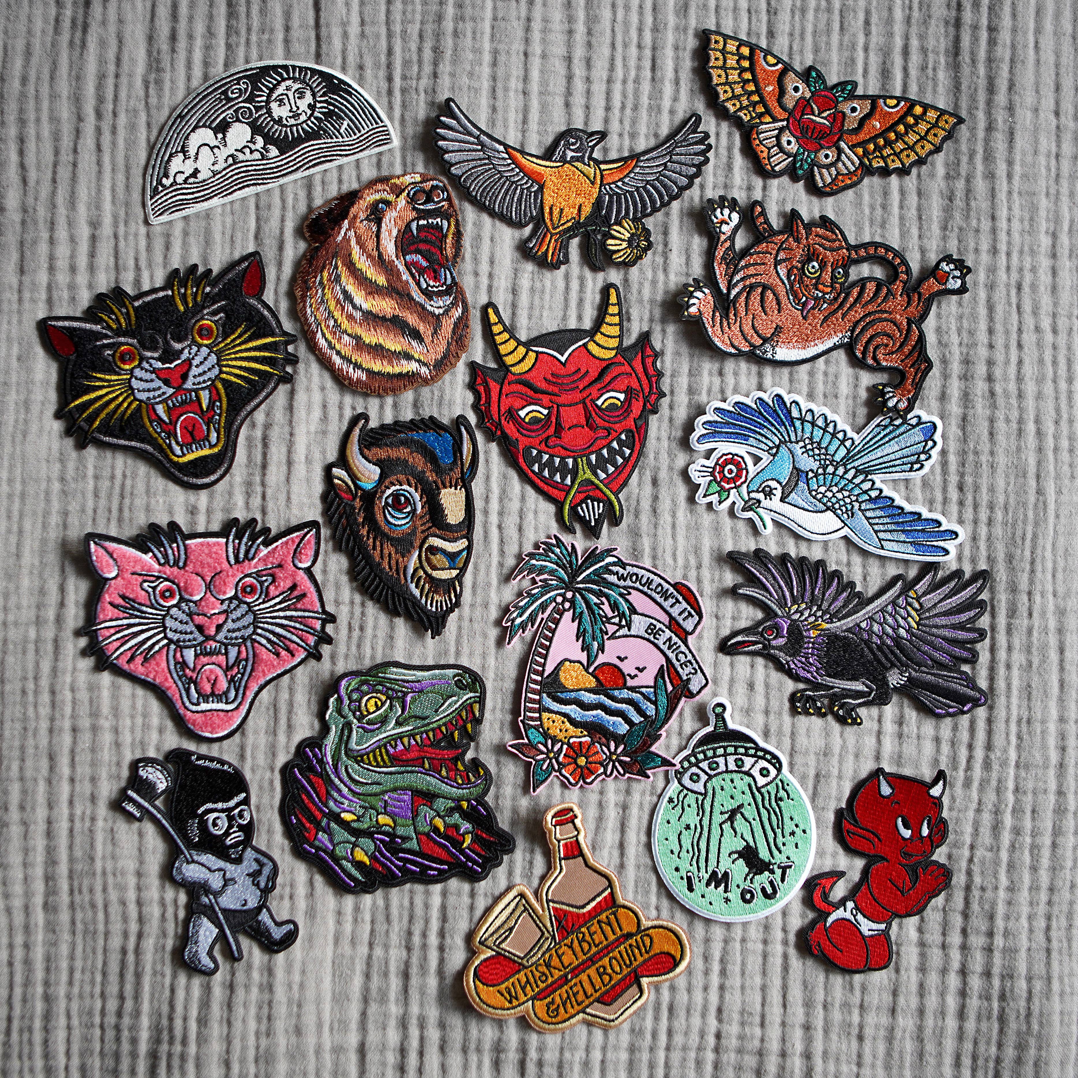 Stuntin Goods - Wholesale Patch - Pink Panther Chenille Patch2