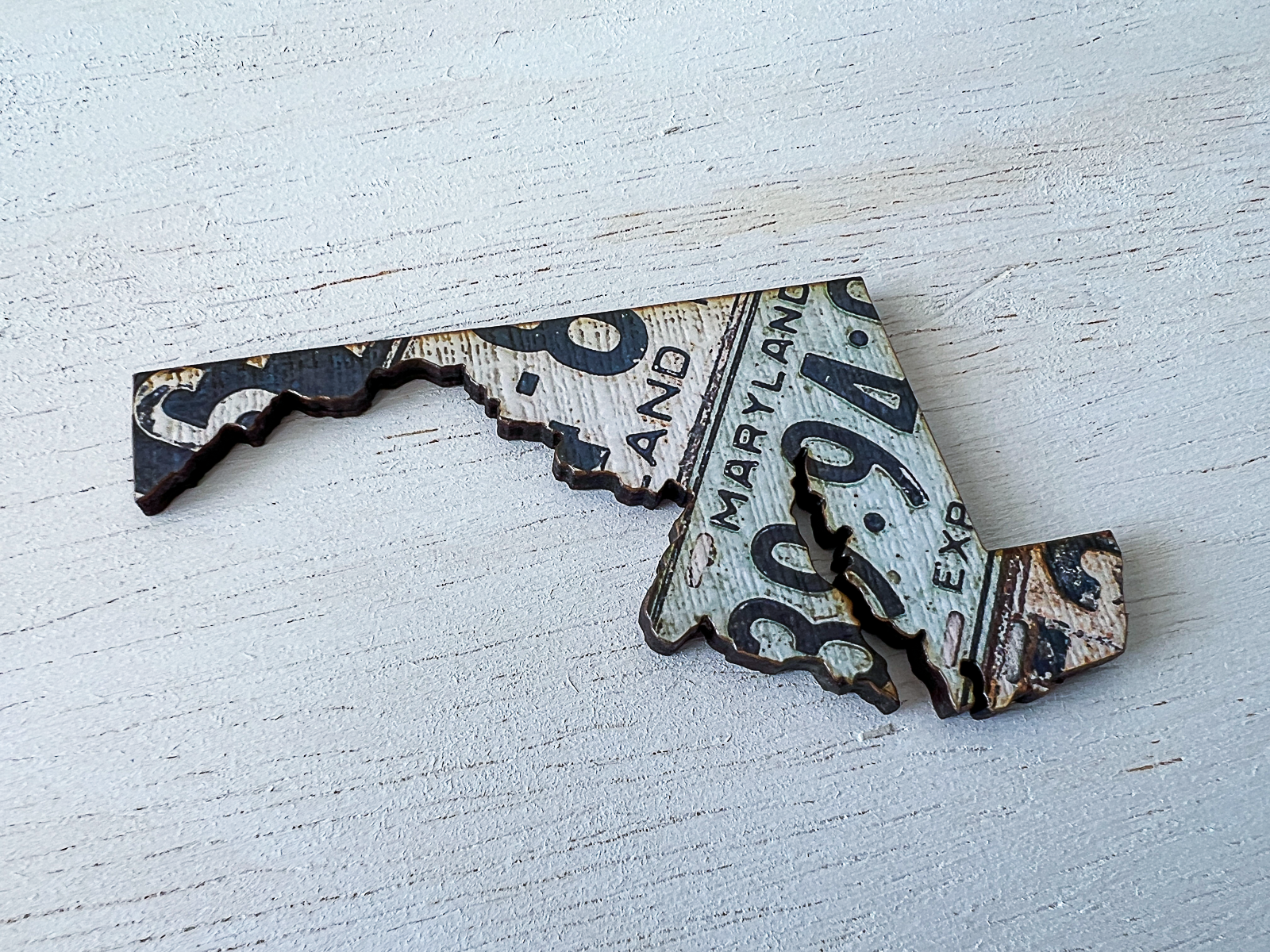 Juniper & Spruce - Wholesale Ornament - Maryland Vintage License Plate Ornament or Magnet4