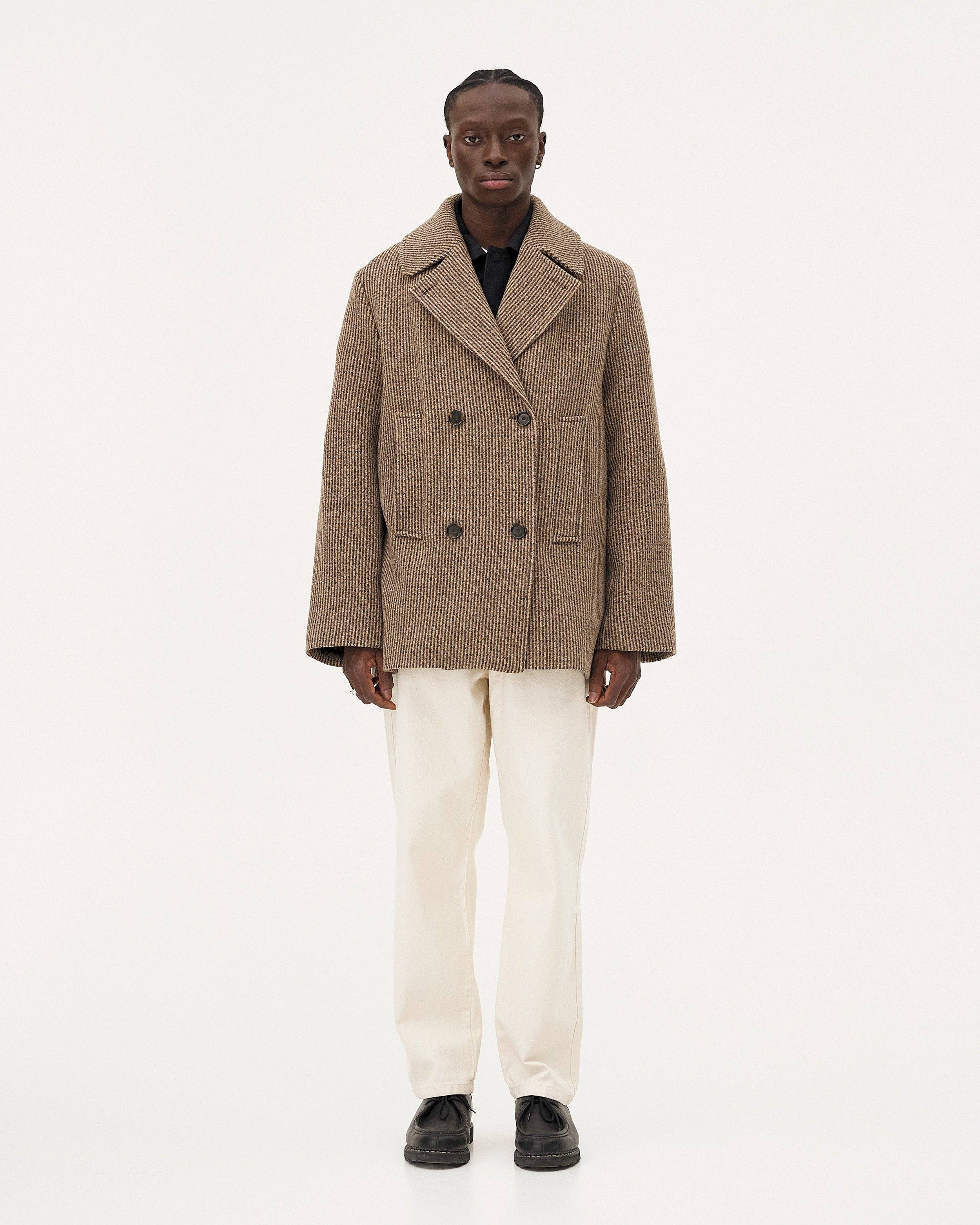 NOYOCO - Wholesale Peacoat - Women's - Dundee Cocoa Oversized Coat1