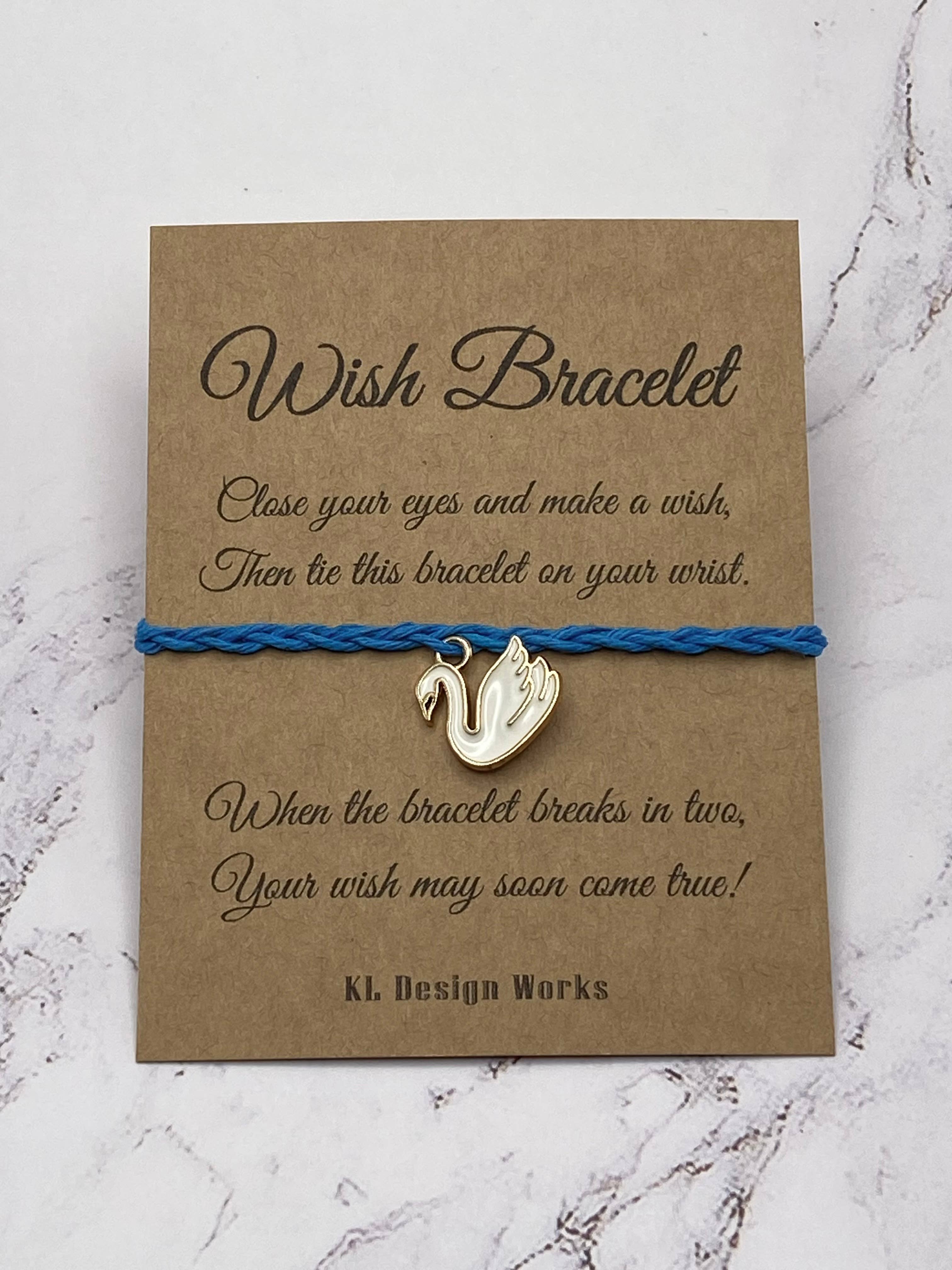 KL Design Works - Wholesale Charm/Dangle Bracelet - Wish Bracelet - Swan0