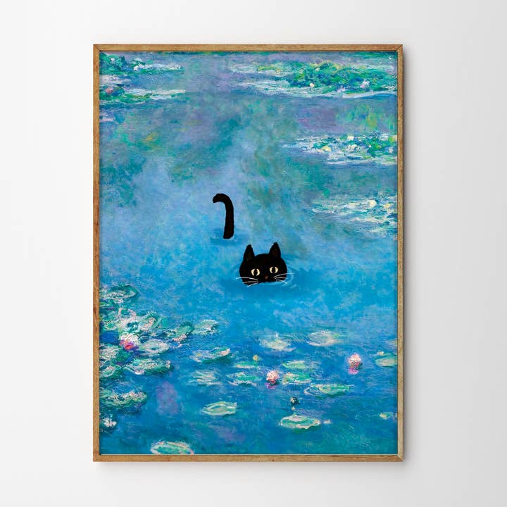 Gustave - Wholesale Art Print - Claude Monet, Waterlily Cat0