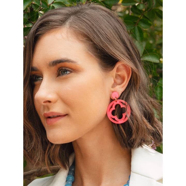 ZENZII Jewelry - Wholesale Dangle Earrings - Open Clover Drop Earring13