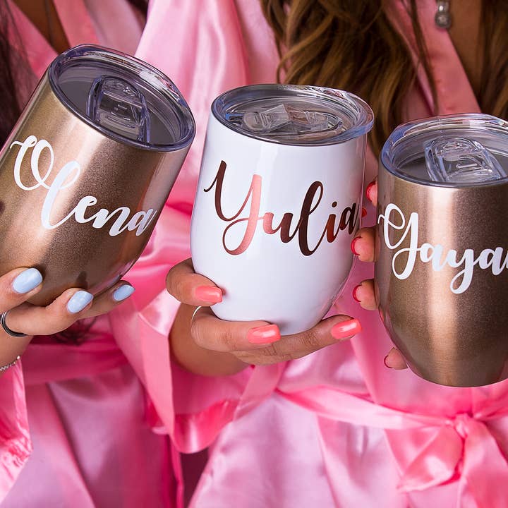 Purple Custom Wine Tumblers – 12 oz Stainless Steel – Wholesale for wholesale on Faire3