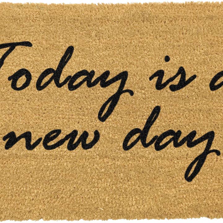 Aujourd'hui est un paillasson New Day pour la vente par Artsy Mats
