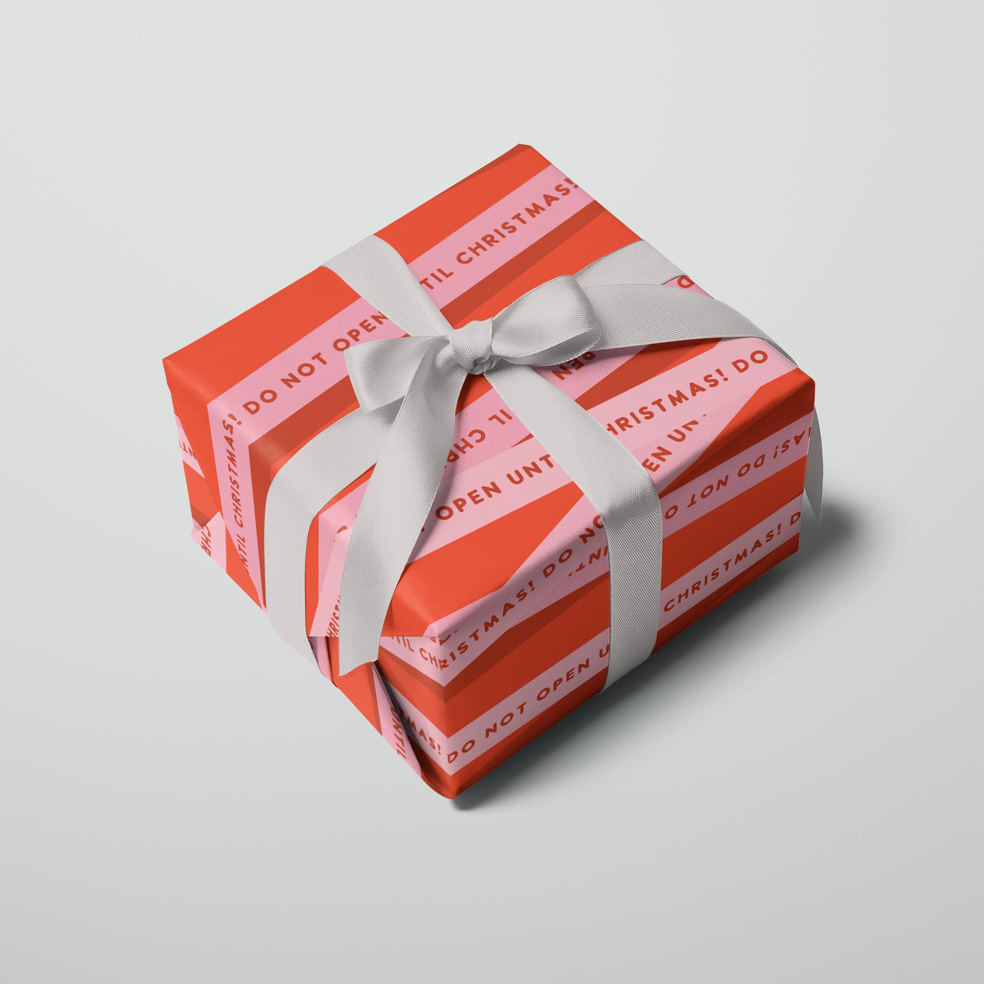 Graphic Factory - Wholesale Flat wrap - Until Christmas Gift Wrap Sheet | Wrapping Paper | Red3