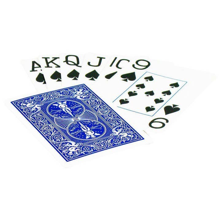 Cardshouse - Wholesale Playing Cards - Bicycle Prestige Jumbo Poker Cards (Blue)