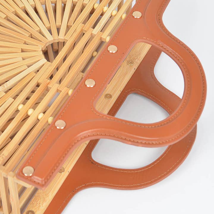 Naturale Borsa a Mano in Bambù in vendita all'ingrosso su Faire3