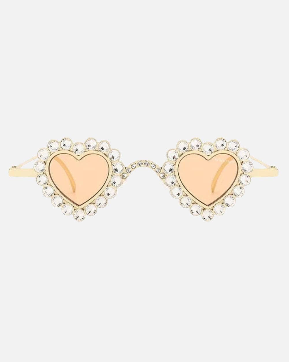 Peach Gold Juliet Sunglasses for wholesale on Faire0