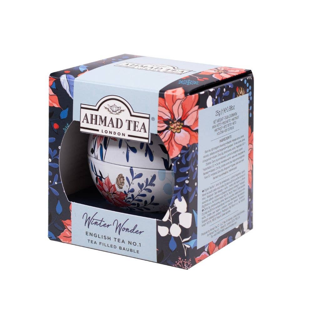 Ahmad Tea – wholesale Loose tea – Winter Wonder English Tea No. 1 Bauble - 25g Loose Leaf Tea2