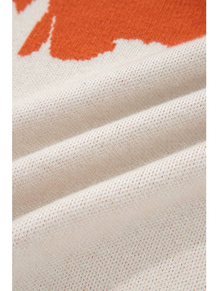 PRETTY BASH - Wholesale Knit Sweater - Women's - Floral Wide Sleeve Sweater8