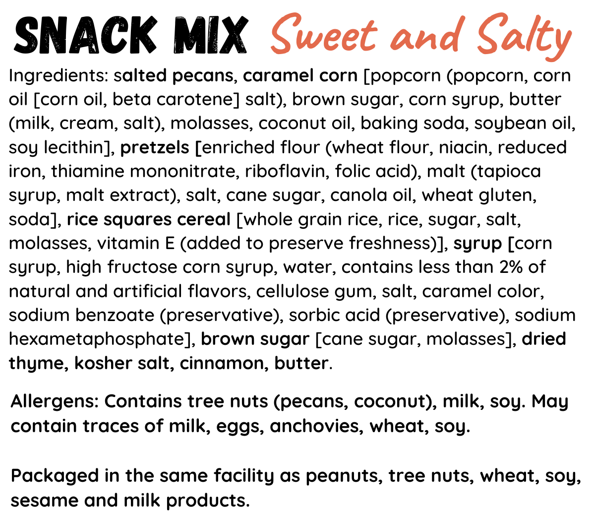 Captain Crazy’s Nuts and Fine Snacks - Wholesale Trail Mix - SWEET AND SALTY Nutty Snack Trail Mix4