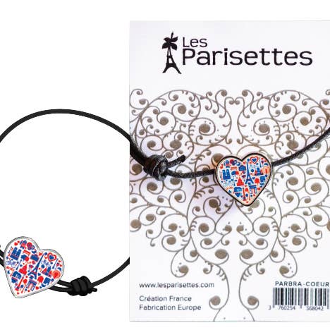 Pulsera París en mi corazón para venta al por mayor de Les Parisettes