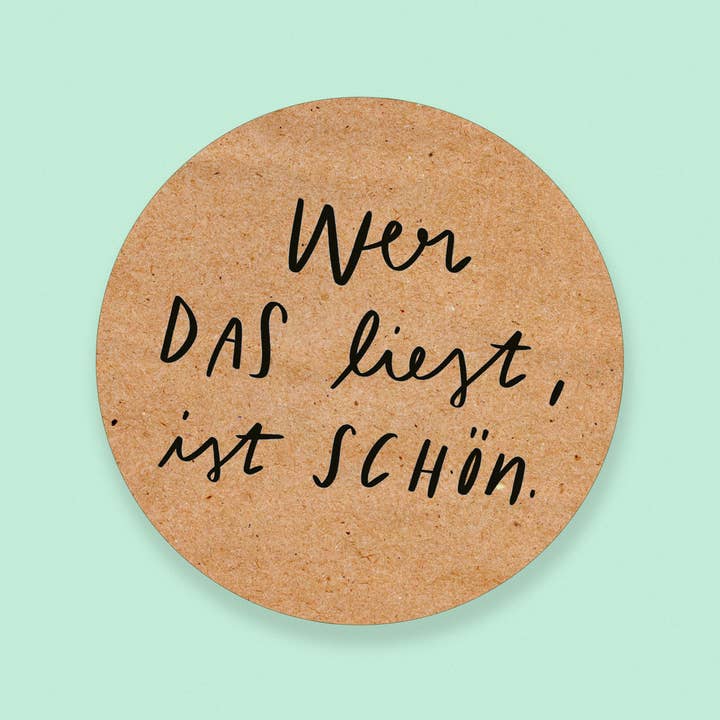 franzizo nachhaltige papeterie - Wholesale Sticker - “Nice” sticker