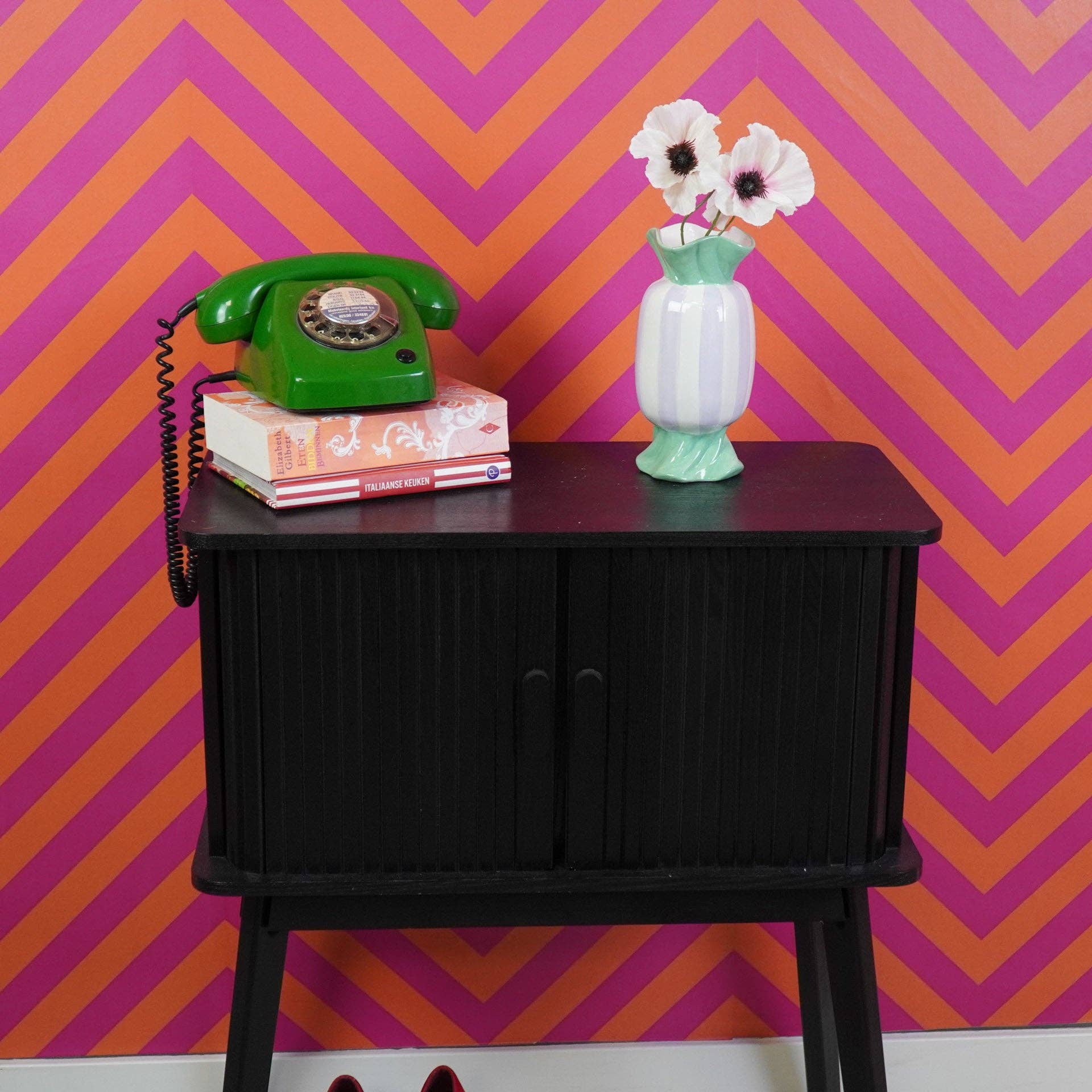 Housevitamin bv - Wholesale Vase - Vase -Flower Vase Toffee Candy  - Mint/Lilac - 9,5x9,5x21cm1