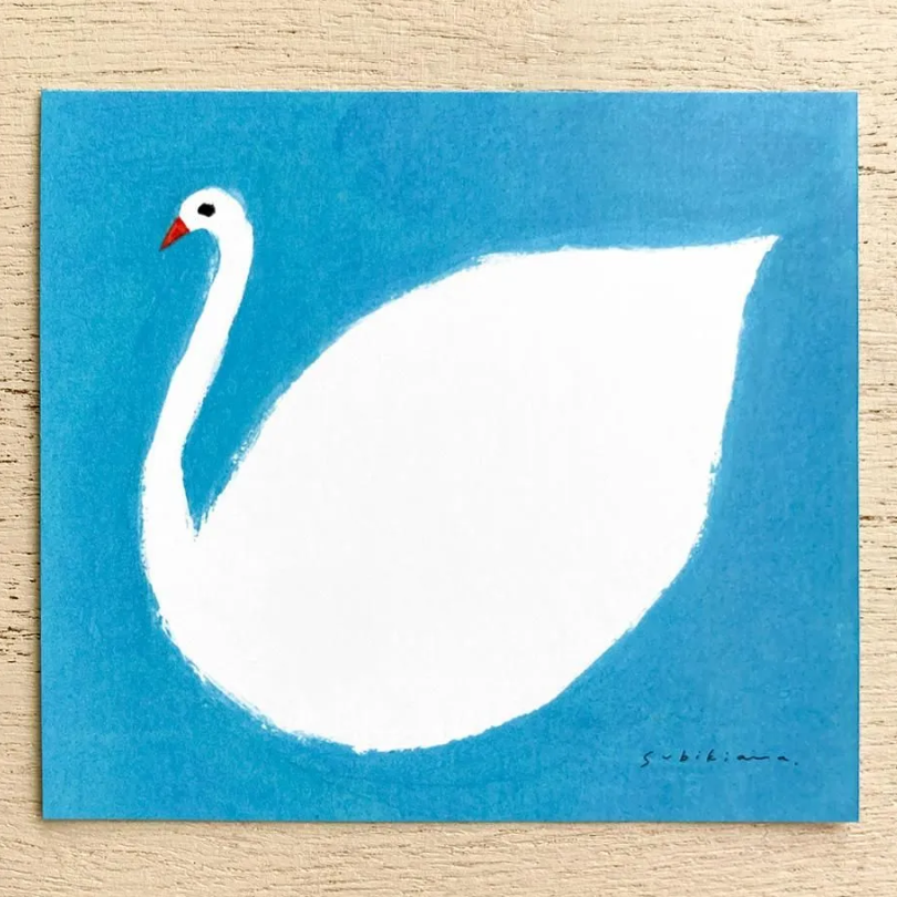 「FUNJI」In Japan - Vendita all'ingrosso Bloc notes - Subikiawa Blocco Note Giapponese - Cigno o Pinguino | 120 Fogli3