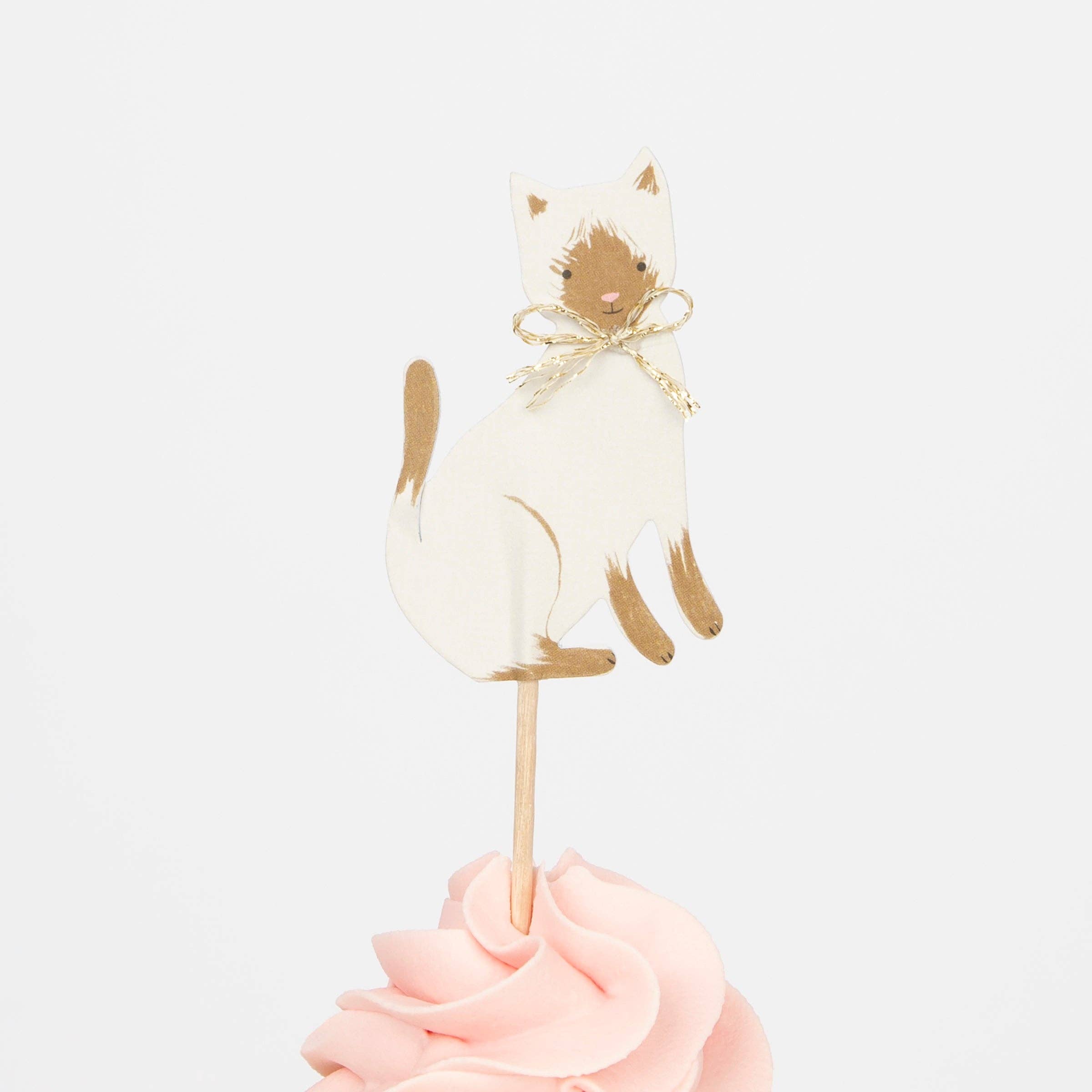 Meri Meri – Engroshandel Kagepynt – Søde killinger cupcake-sæt5