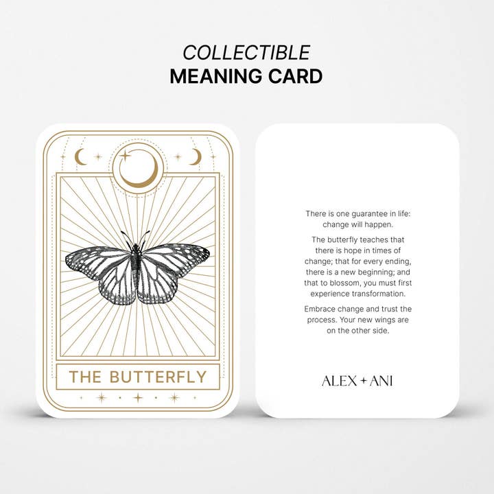Alex + Ani - Wholesale Multi-Stone Ring - Filigree Butterfly Ring