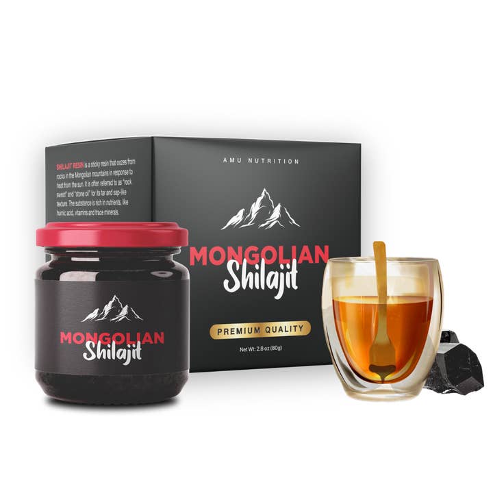 Amu Nutrition – wholesale Oral supplement/vitamin – 50g Mongolian Shilajit Pure Ayurvedic Health Oral Supplement