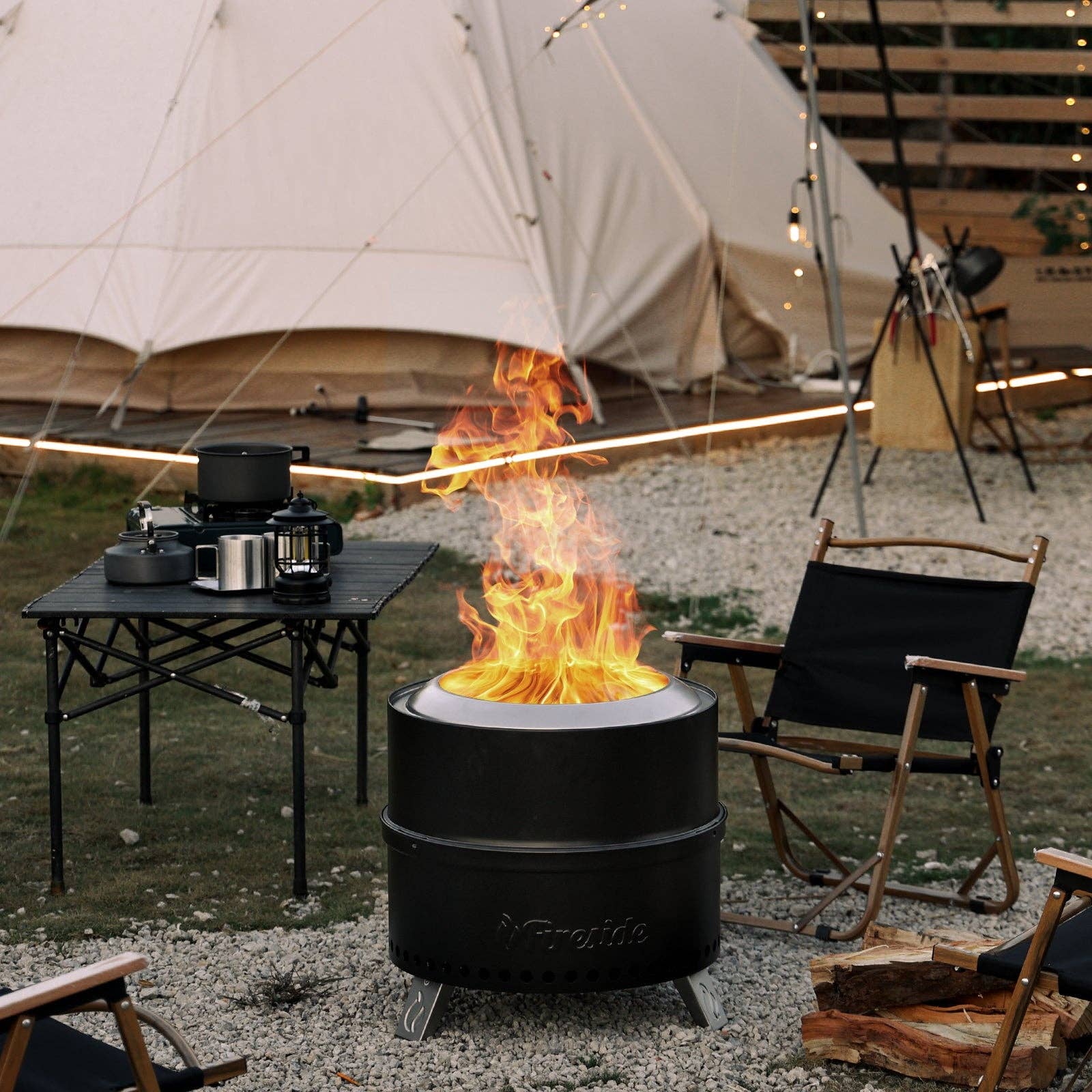 TURBRO - Wholesale Fire Pit - Pluto Smokeless Outdoor Fire Pit - European Version7