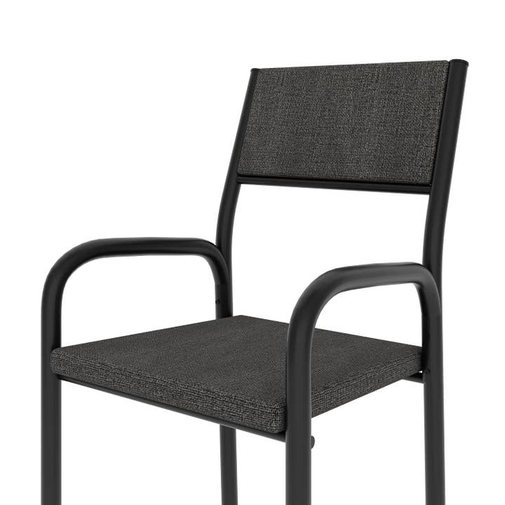 Black Office Visiting Chair with Metal Frame for wholesale on Faire9