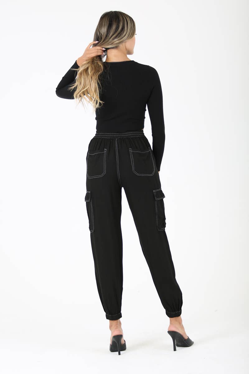 ANGIE - Wholesale Lounge Sweatpants/Joggers - Women's - 25R36-ASIS CARGO JOGGER PANTS24