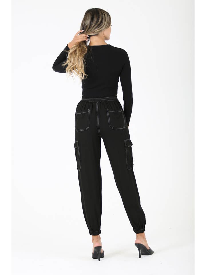ANGIE - Wholesale Lounge Sweatpants/Joggers - Women's - 25R36-ASIS CARGO JOGGER PANTS24