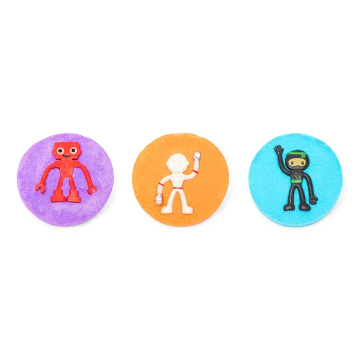 Purposeful Bliss - Fizzy Magic - Wholesale Bath Bomb/Fizz - Bath Bombs Bendable Science Toys Inside Display1