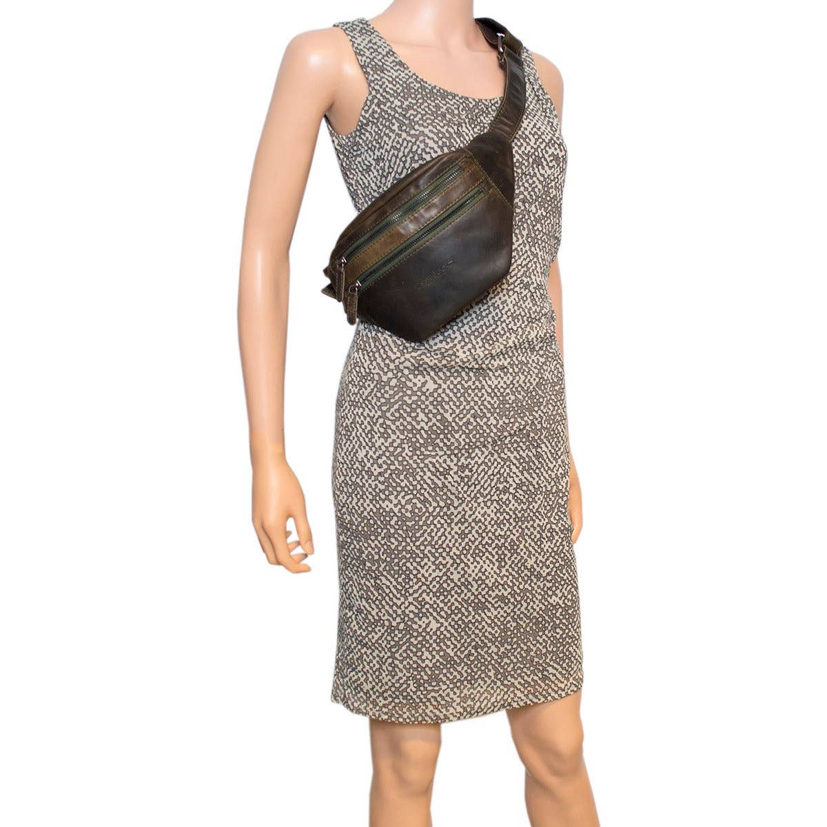 Arrigo - Wholesale Belt Bag - Unisex - Leather Crossbody Bag - Fanny Pack - Belt Bag - 6 colours10