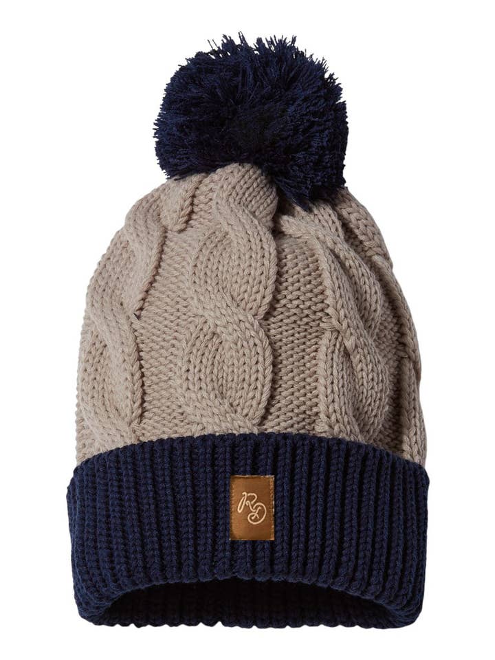 141R CHUNKY TWIST Beanie for wholesale by RUST + DUST