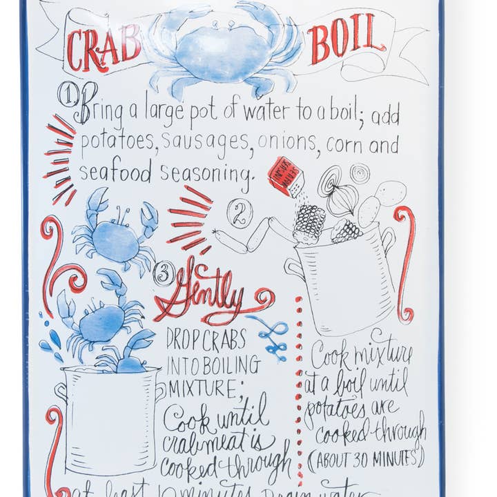 16" Long Crab Boil Sign for wholesale by Boston International