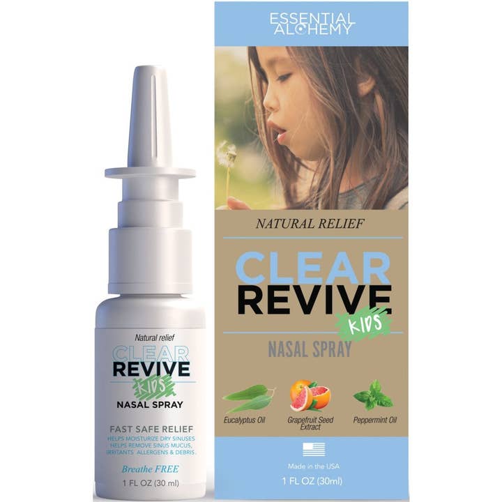 Clear Revive Kids Natürliches Nasenspray für den Großhandel von Essential Alchemy