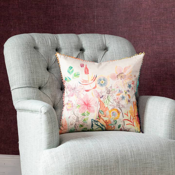 Primrose Printed Cushion Linen for wholesale on Faire
