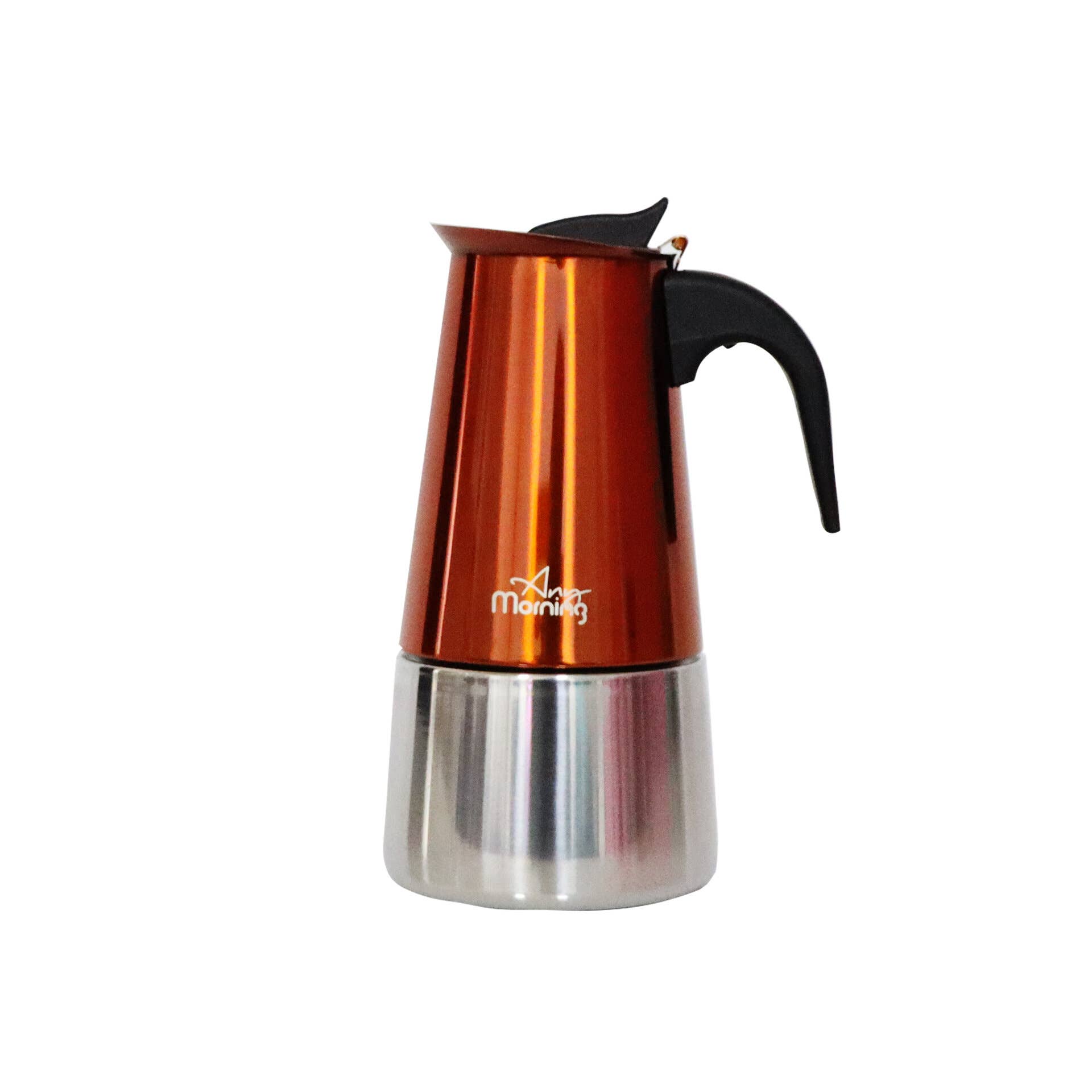 Biggbrands – wholesale Espresso maker – Any Morning Stovetop Espresso Coffee Maker Stainless Steel1