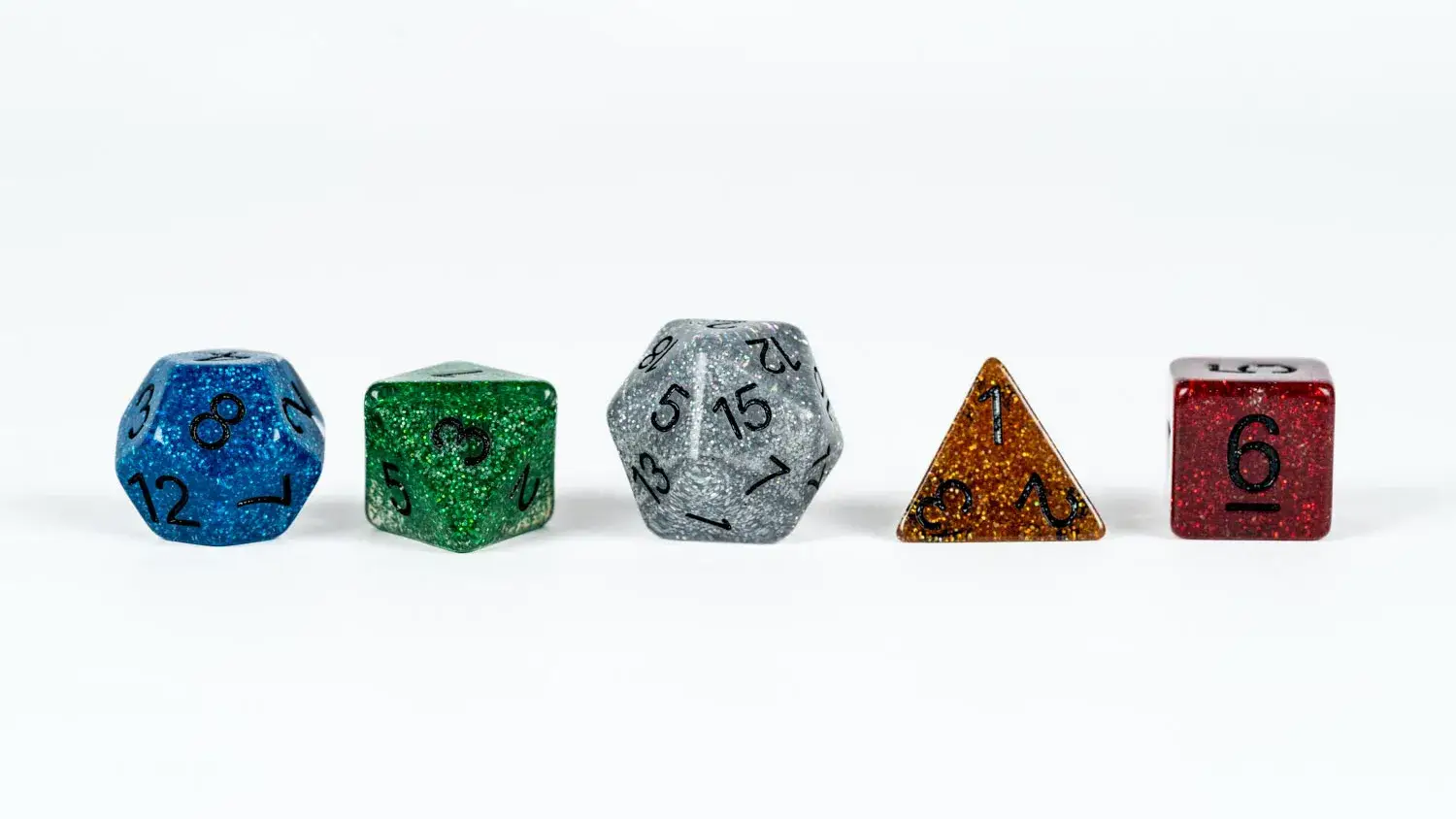 FanRoll by Metallic Dice Games - Venta al por mayor Dado - Set Moderno Inspirado en Holmes del 50º Aniversario de D&D2