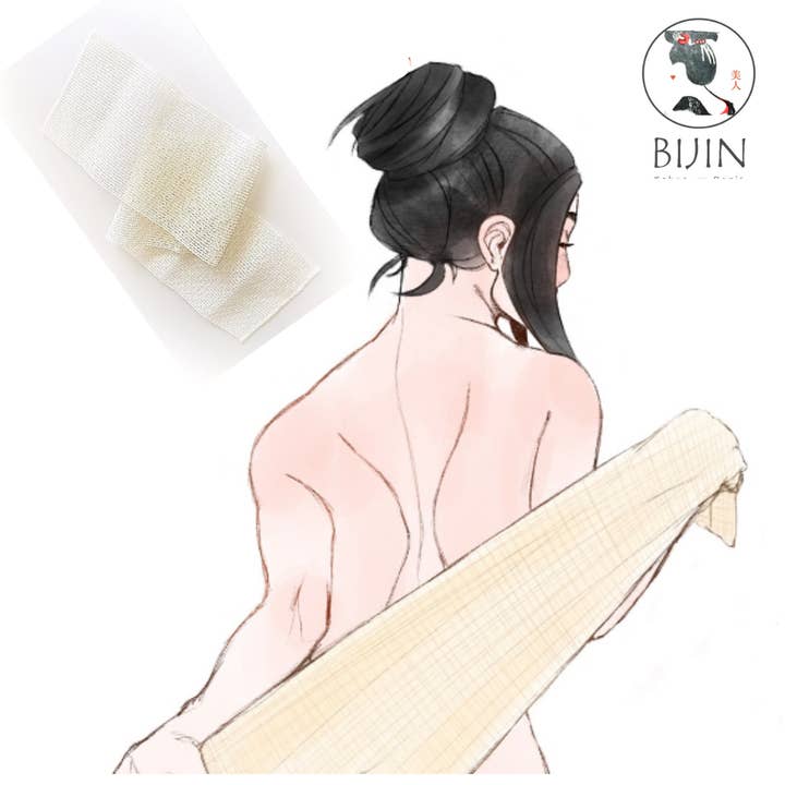 Bijin – wholesale Body scrub/exfoliant – traditional japanese washi exfoliating towel