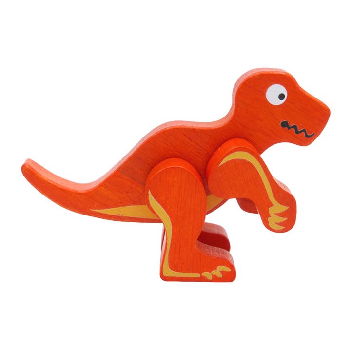 BeginAgain – Brinquedo de madeira - Crianças por atacado – Dinossauros Articulados para Crianças1