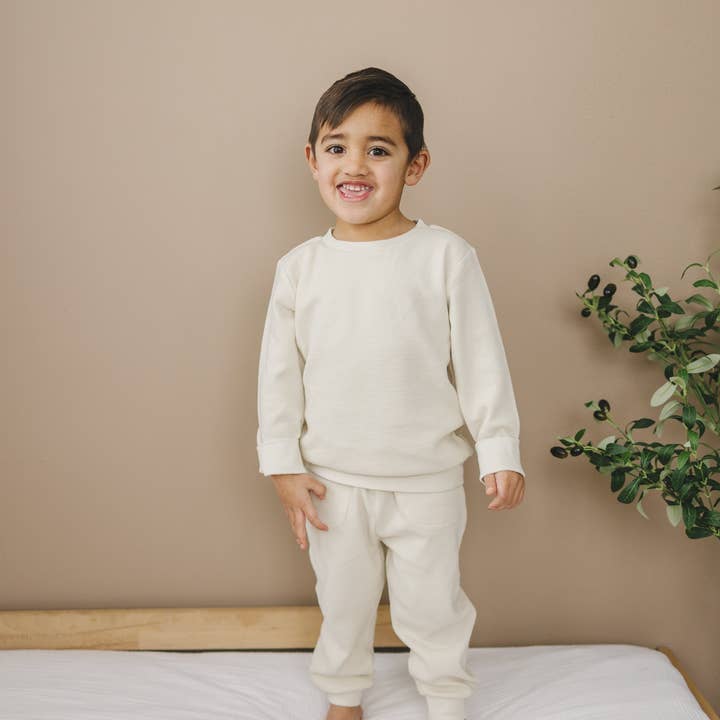 Henry Drew Collection - Wholesale Sweatshirt - Kids - Blank Crew Neck | Frost1