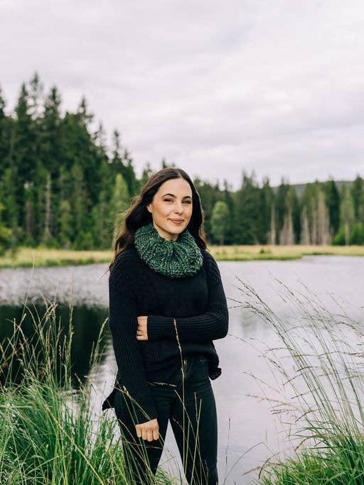 Alpine Neckwarmer for wholesale by Cristin Rae Knits