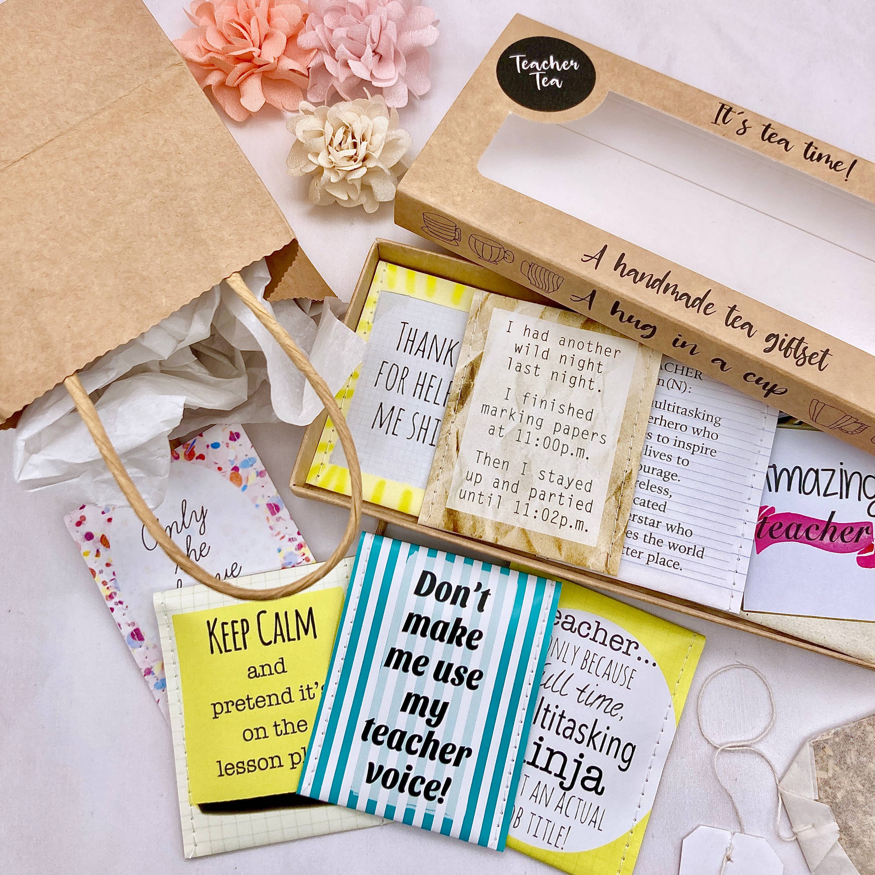 Victoria Mae Designs – wholesale Tea bags – Teacher Gift: Tea Giftset For An Amazing Teacher5