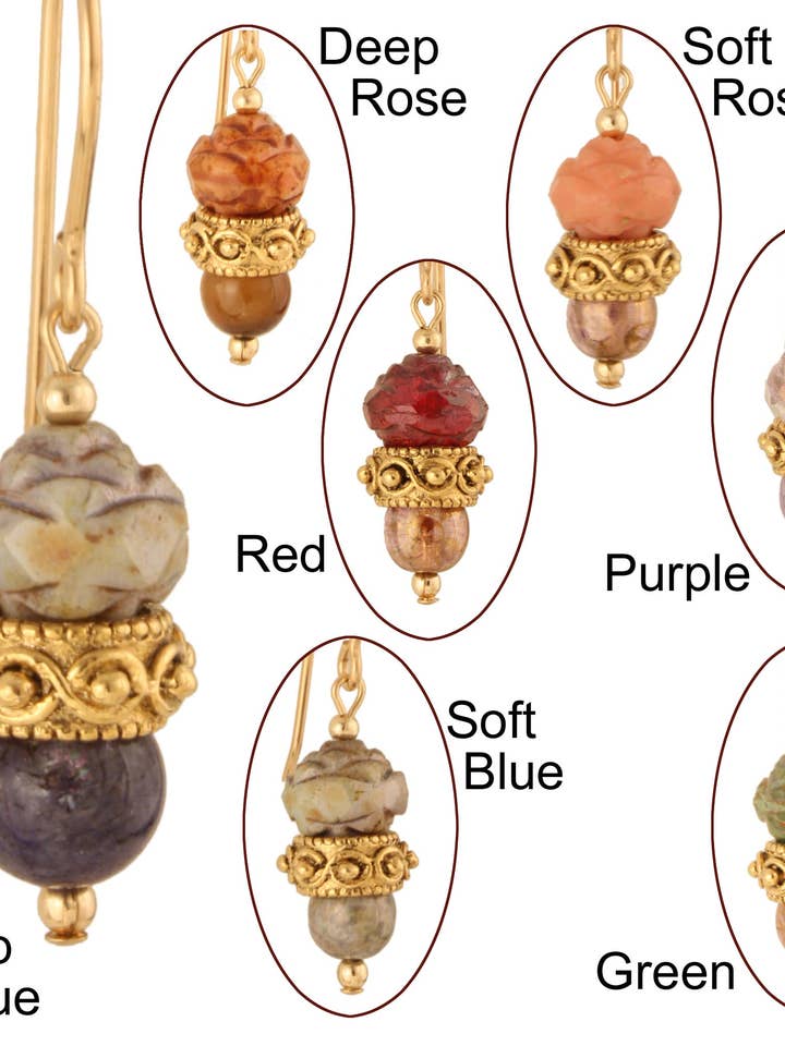 Antheia Oorbellen - 14 Kt Goldfilled voor wholesale door Ardent Designs